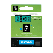 Dymo D1 45019 Yedek Şerit 12mmx7m Yeşil-Siyah (S0720590) - 1