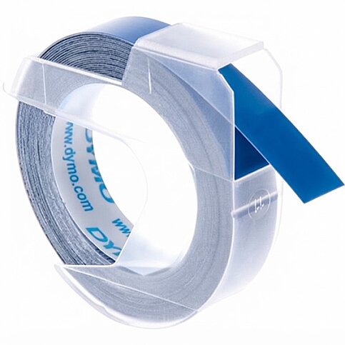 DYMO KABARTMA ŞERİT 9mmx3m MAVİ (520106) - 1