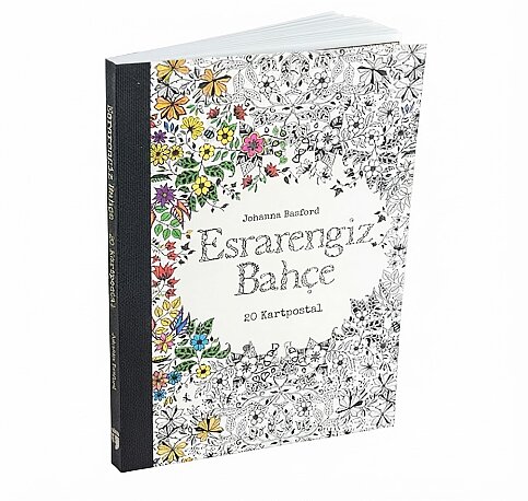 EDAM YAYINLARI ESRARENGIZ BAHÇE-KARTPOSTAL KİTABI-JOHANNA BASFORD - 1