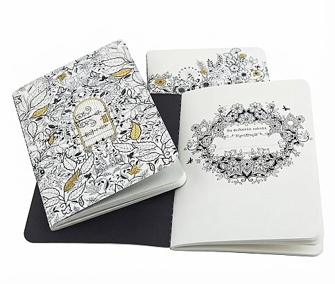 EDAM YAYINLARI ESRARENGİZ BAHÇE MİNİ DEFTER 3LÜ-JOHANNA BASFORD - 2