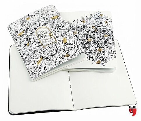EDAM YAYINLARI ESRARENGİZ BAHÇE MİNİ DEFTER 3LÜ-JOHANNA BASFORD - 3