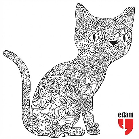 EDAM YAYINLARI KEDİDİR KEDİ-YETİŞKİNLER İÇİN BOYAMA - 2