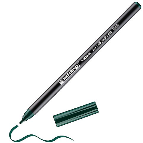 EDDİNG 1255 KALİGRAFİ KALEMİ 2mm ÇAM YEŞİLİ - 1