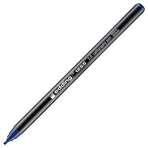 EDDİNG 1255 KALİGRAFİ KALEMİ 2mm ÇELİK MAVİSİ - 1