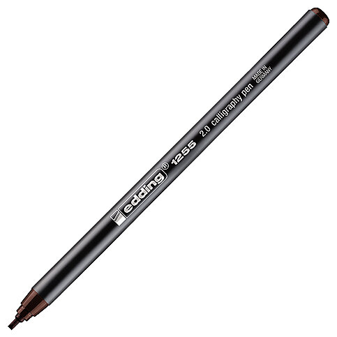 EDDİNG 1255 KALİGRAFİ KALEMİ 2mm KOYU KAHVE - 1