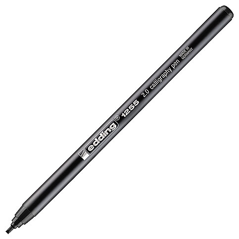 EDDİNG 1255 KALİGRAFİ KALEMİ 2mm SİYAH - 1