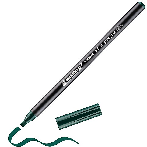 EDDİNG 1255 KALİGRAFİ KALEMİ 3.5mm ÇAM YEŞİLİ - 1