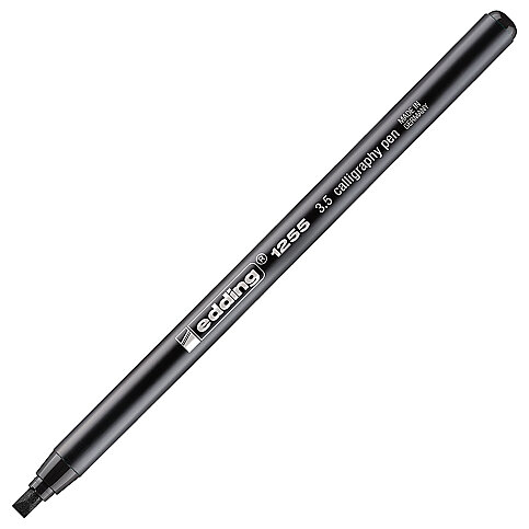 EDDİNG 1255 KALİGRAFİ KALEMİ 3.5mm SİYAH - 1