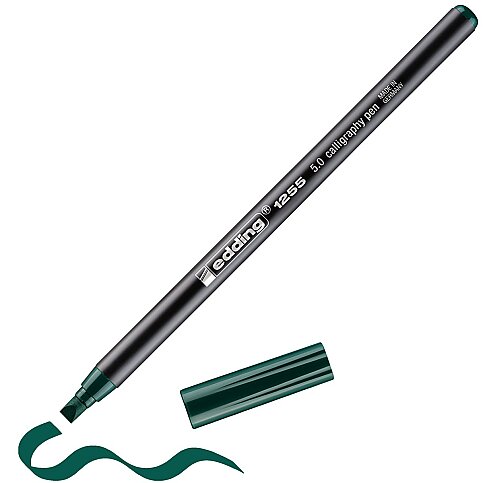 EDDİNG 1255 KALİGRAFİ KALEMİ 5mm ÇAM YEŞİLİ - 1