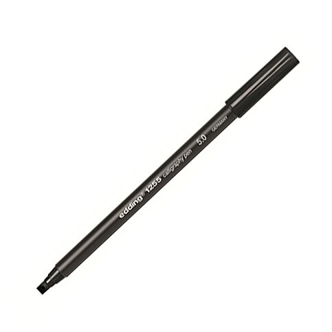 EDDİNG 1255 KALİGRAFİ KALEMİ 5mm SİYAH - 3