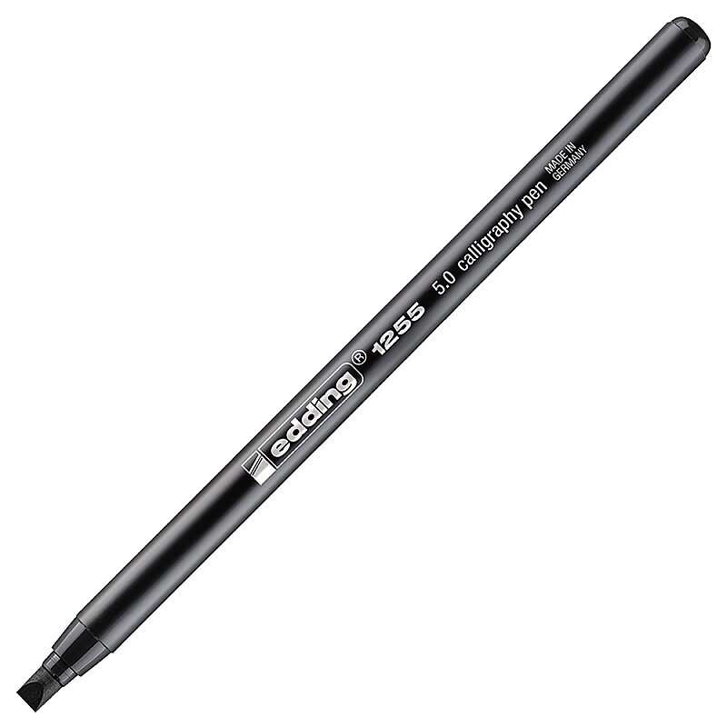 EDDİNG 1255 KALİGRAFİ KALEMİ 5mm SİYAH