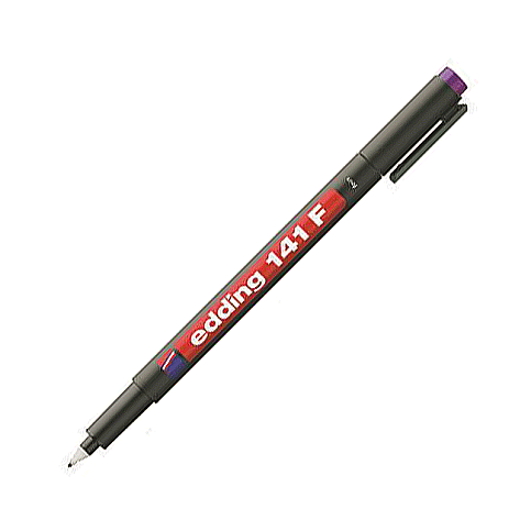EDDİNG 141F ASETAT-CD KALEMİ 0.6mm MOR - 1