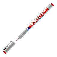EDDİNG 151F SİLİNEBİLİR ASETAT-CD KALEMİ (NON PERMANENT) 0.6mm KIRMIZI - EDDİNG