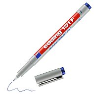 EDDİNG 151F SİLİNEBİLİR ASETAT-CD KALEMİ (NON PERMANENT) 0.6mm MAVİ - EDDİNG