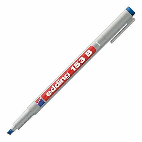 EDDİNG 153B ASETAT-CD KALEMİ 1-3mm SİYAH - 4