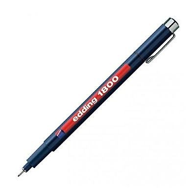 EDDİNG 1800 ÇİZİM KALEMİ 0.5mm SİYAH - 3