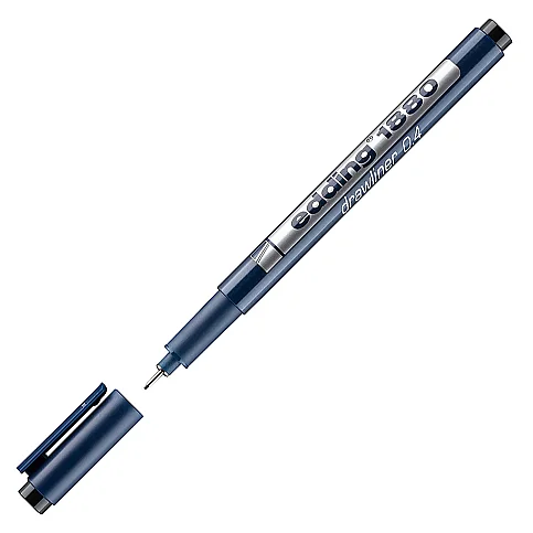 Edding 1880 Çizim Kalemi 0.4mm Siyah - 1