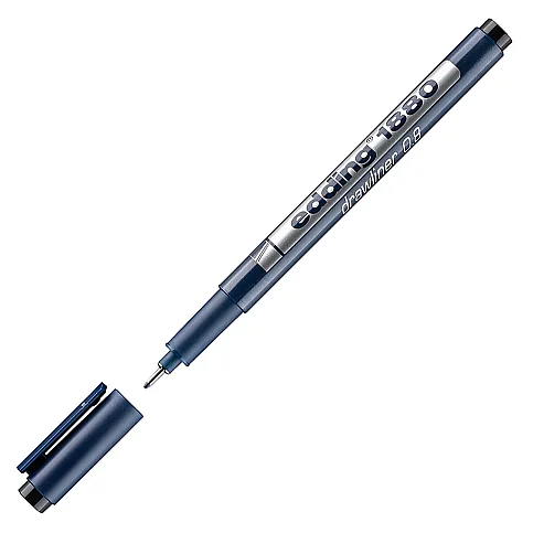Edding 1880 Çizim Kalemi 0.8mm Siyah - 1