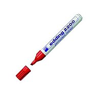Edding 2200 Permanent Markör Kesik Uç Kırmızı - 4