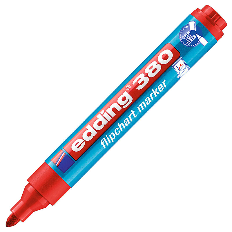 EDDİNG 380 FLİPCHART MARKÖRÜ KIRMIZI