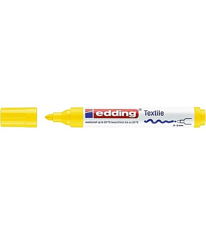 EDDİNG 4500-05 T-SHİRT BOYAMA KALEMİ SARI - 2
