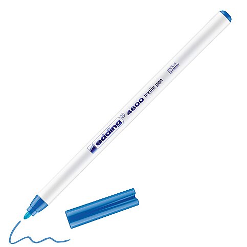 EDDİNG 4600-10 T-SHİRT BOYAMA KALEMİ AÇIK MAVİ - 1