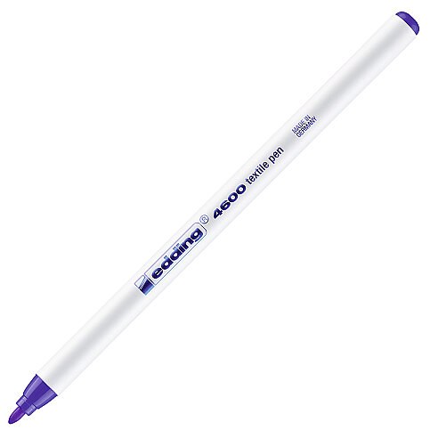 EDDİNG 4600 T-SHİRT BOYAMA KALEMİ FOSFORLU MOR - 1
