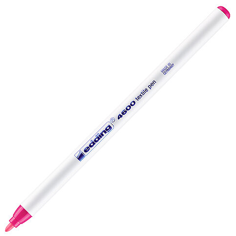 EDDİNG 4600-69 T-SHİRT BOYAMA KALEMİ FOSFORLU PEMBE - 1