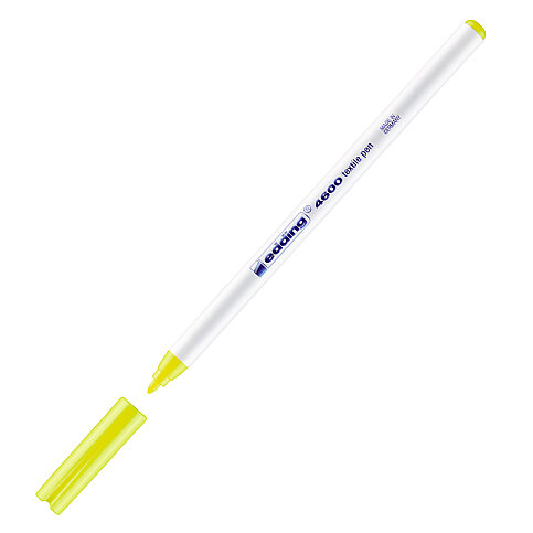 Edding 4600 T-Shirt Boyama Kalemi Fosforlu Sarı - 3