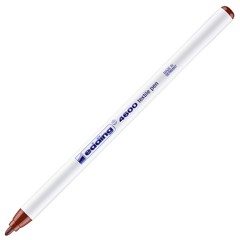 EDDİNG 4600-07 T-SHİRT BOYAMA KALEMİ KAHVE