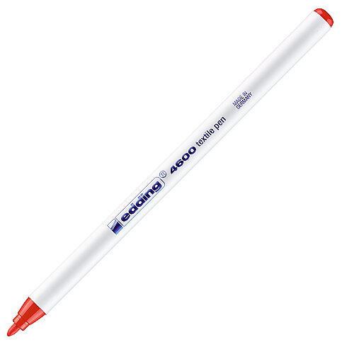 EDDİNG 4600 T-SHİRT BOYAMA KALEMİ KIRMIZI - 1