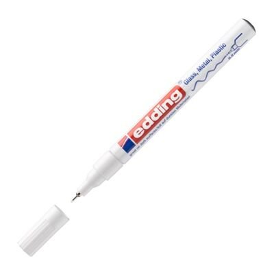 Edding 780Cr Hobi Sanat Kalemi Beyaz (Tam Örtücü Markör) - 1