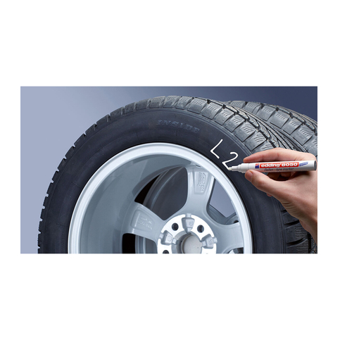 Edding 8050 Lastik Kalemi Beyaz - 2