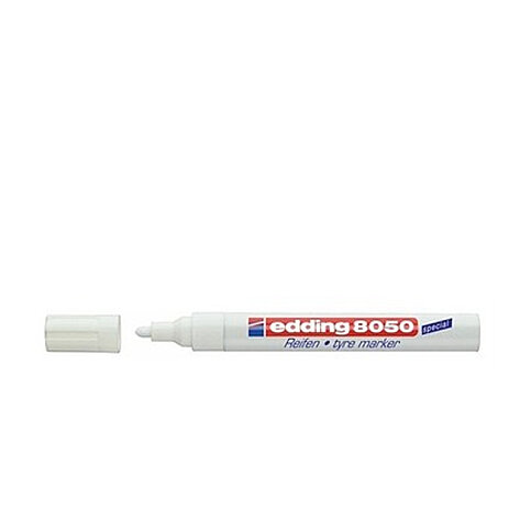 EDDİNG 8050 LASTİK KALEMİ BEYAZ - 2