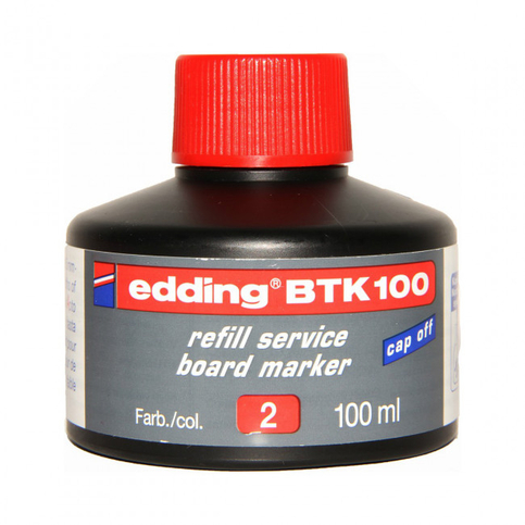 Edding Btk 100 Tahta Kalem Mürekkebi Kırmızı 100Ml - 1
