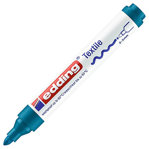EDDİNG 4500-33 T-SHİRT BOYAMA KALEMİ KİRLİ MAVİ - 1
