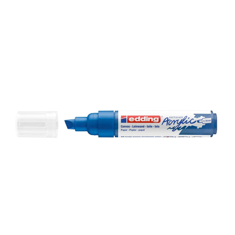 Edding Ed5000903 Akrilik Markör Kalın Uçlu 5.0-10.0Mm Anzer Mavisi - 1