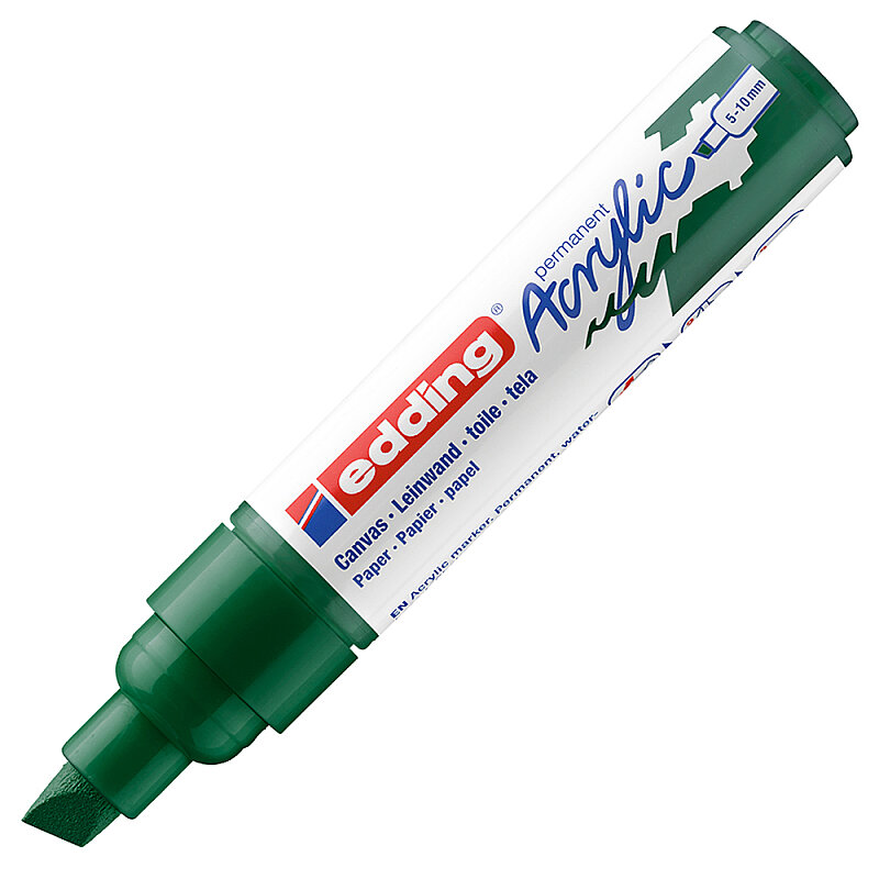 EDDİNG ED5000904 AKRİLİK MARKÖR KALIN UÇLU 5.0-10.0mm YOSUN YEŞİLİ