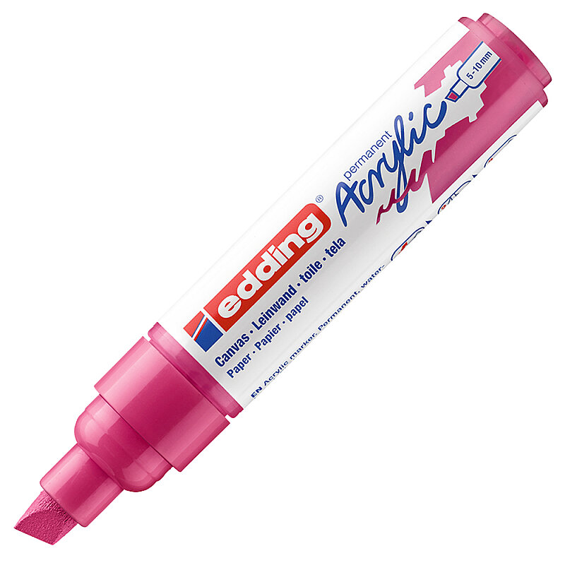 EDDİNG ED5000909 AKRİLİK MARKÖR KALIN UÇLU 5.0-10.0mm TELEMAGENTA