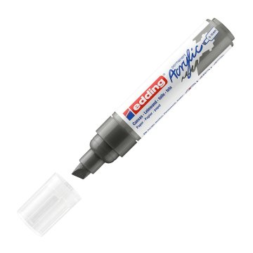 Edding Ed5000926 Akrilik Markör Kalın Uçlu 5.0-10.0Mm Antrasit - 1