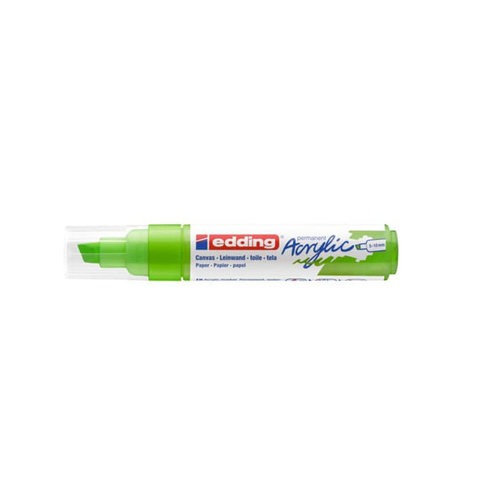 Edding Ed5000927 Akrilik Markör Kalın Uçlu 5.0-10.0Mm Sarı-Yeşil - 1