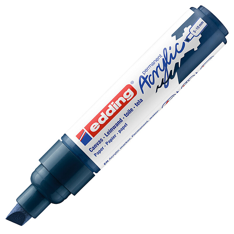 EDDİNG ED5000933 AKRİLİK MARKÖR KALIN UÇLU 5.0-10.0mm GECE MAVİSİ