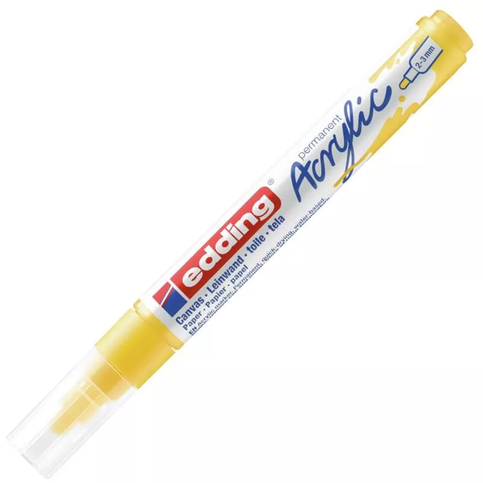 Edding Ed5100905 Akrilik Markör Orta Uçlu 2.0-3.0Mm Trafik Sarısı - 2
