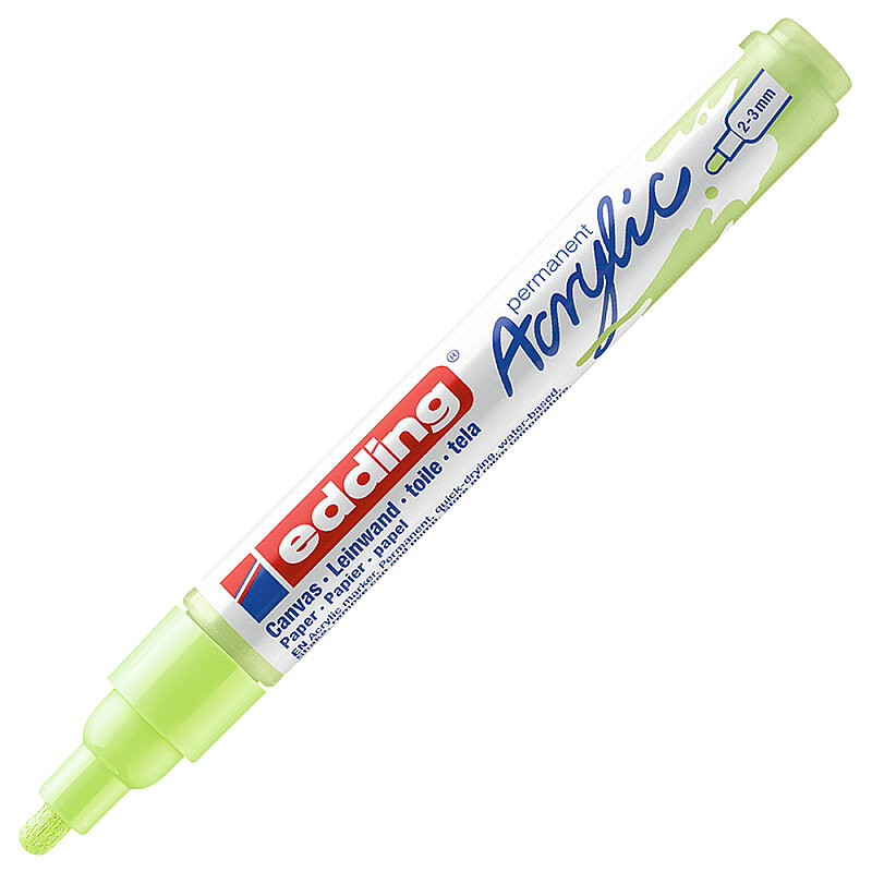 EDDİNG ED5100917 AKRİLİK MARKÖR ORTA UÇLU 2.0-3.0mm PASTEL YEŞİL