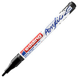 Edding Ed5300901 Akrilik Markör İnce Uçlu 1.0-2.0mm Siyah - 1