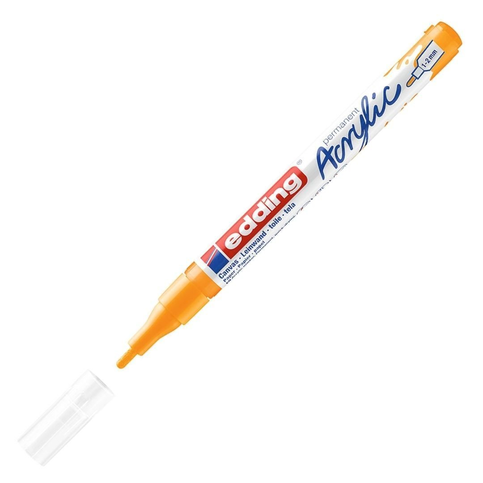 Edding Ed5300906 Akrilik Markör İnce Uçlu 1.0-2.0Mm Güneş Sarısı - 1