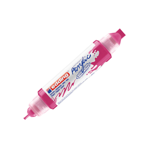 Edding Ed5400909 3D Double Liner Çift Uçlu Akrilik Markör Telemagenta - 1
