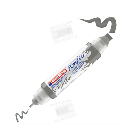 Edding Ed5400926 3D Double Liner Çift Uçlu Akrilik Markör Antrasit - 1