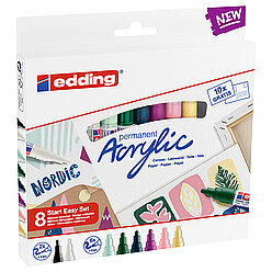Edding Edakrilik899 Akrilik Başlangıç Seti Nordıc - 1