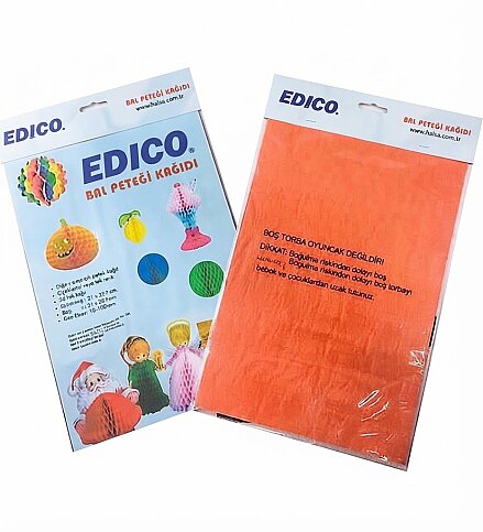 EDİCO BAL PETEĞİ KAĞIDI TURUNCU (545022) - 1